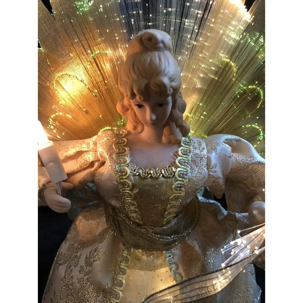 Vintage Fiber Optic Christmas Angel 12